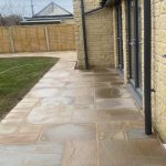 Sandstone patio installation in tipperary